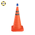 Flexible Traffic Safety Cones With Lights